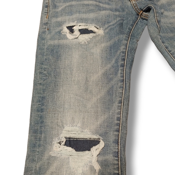 American Eagle Distressed Jeans, Size 29x32, but measures 29x30 - Picture 3 of 12